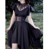 image:imageScarlet Darkness Gothic Dresses for Women Lace Neckline Vintage Party Dress