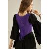 image:imageScarlet Darkness Purple Corset Tops for Women Boned Bodice Renaissance Corset Dark Purple Size 6