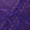 image:imageScarlet Darkness Purple Corset Tops for Women Boned Bodice Renaissance Corset Dark Purple Size 6