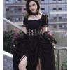 image:imageScarlet Darkness Women Fashion Waistband Elastic Strech Corset Cincher Belt Black M