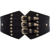 image:imageScarlet Darkness Women Fashion Waistband Elastic Strech Corset Cincher Belt Black M