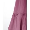 image:imageScarlet Darkness Girls Dresses Long Sleeve Casual High Neck Girl Dress Children Kids Ruffle Trim Outfits Pale Pink 8Y