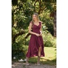 image:imageSCARLET DARKNESS Renaissance Corset Dress for Women Off Shoulder Flowy Sundress Wedding Guest Chiffon DressesRose Red