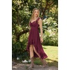 image:imageSCARLET DARKNESS Renaissance Corset Dress for Women Off Shoulder Flowy Sundress Wedding Guest Chiffon DressesRose Red