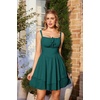 image:imageScarlet Darkness Corset Mini Dress for Women Teens 2026 Summer Ruffle Sundress Graduation Homecoming DressesBlue Green