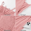 image:imageScarlet Darkness Corset Mini Dress for Women Teens 2026 Summer Ruffle Sundress Graduation Homecoming DressesCoral Pink