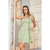 image:imageScarlet Darkness Corset Mini Dress for Women Teens 2026 Summer Ruffle Sundress Graduation Homecoming DressesGrass Green