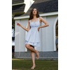 image:imageScarlet Darkness Corset Mini Dress for Women Teens 2026 Summer Ruffle Sundress Graduation Homecoming DressesPale Blue