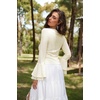 image:imageScarlet Darkness Long Sleeve Tops for Women Square Neck Shirts Fitted Fall Blouse Going Out Tees Beige XXL