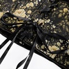 image:imageScarlet Darkness Renaissance Corset Top for Women Medieval Boned Floral Overbust Corsets Pirate Fairy Costume Size 618Black Antiquegold Floral