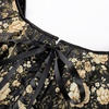 image:imageScarlet Darkness Renaissance Corset Top for Women Medieval Boned Floral Overbust Corsets Pirate Fairy Costume Size 618Black Antiquegold Floral