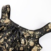 image:imageScarlet Darkness Renaissance Corset Top for Women Medieval Boned Floral Overbust Corsets Pirate Fairy Costume Size 618Black Antiquegold Floral