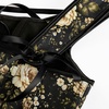 image:imageScarlet Darkness Renaissance Corset Top for Women Medieval Boned Floral Overbust Corsets Pirate Fairy Costume Size 618Black Antiquegold Floral