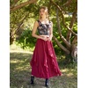 image:imageScarlet Darkness Renaissance Corset Top for Women Medieval Boned Floral Overbust Corsets Pirate Fairy Costume Size 618Black Multi Floral