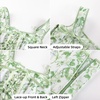 image:imageScarlet Darkness Renaissance Corset Top for Women Medieval Boned Floral Overbust Corsets Pirate Fairy Costume Size 618Whitegreen Floral