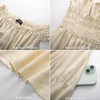 image:imageScarlet Darkness Renaissance Costume Women Medieval Pirate Dress Wench Maiden Dresses Beige M
