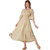 image:imageScarlet Darkness Renaissance Dress Women Medieval Pirate Costume Renaiasnace Faire Costume Apricot L