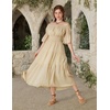 image:imageScarlet Darkness Renaissance Dress Women Medieval Pirate Costume Renaiasnace Faire Costume Apricot L