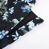 image:imageScarlet Darkness Womens Floral Midi Dress Corset Sundresses 2026 Summer Spring Vacation Milkmaid DressesBlack Bluerose Floral