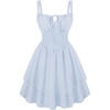 image:imageScarlet Darkness Corset Mini Dress for Women Teens 2026 Summer Ruffle Sundress Graduation Homecoming DressesPale Blue