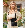 image:imageSCARLET DARKNESS Renaissance Belt Pouch Women Halloween Pirate Accessories Medieval Viking Leather Bag BlackBlack
