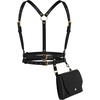 image:imageSCARLET DARKNESS Renaissance Belt Pouch Women Halloween Pirate Accessories Medieval Viking Leather Bag BlackBlack