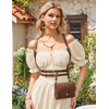 image:imageSCARLET DARKNESS Renaissance Belt Pouch Women Halloween Pirate Accessories Medieval Viking Leather Bag BlackLight Brown