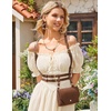 image:imageSCARLET DARKNESS Renaissance Belt Pouch Women Halloween Pirate Accessories Medieval Viking Leather Bag BlackLight Brown