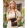 image:imageSCARLET DARKNESS Renaissance Belt Pouch Women Halloween Pirate Accessories Medieval Viking Leather Bag BlackSepia