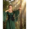 image:imageScarlet Darkness Corset Tops for Women Renaissance Bodice  Adjustable Straps Floral Underbust Corset Zipperless Lace Up Bodice Suitable for Ren Faire Pirate Cosplay Halloween PartyDark Green Floral