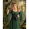 image:imageScarlet Darkness Corset Tops for Women Renaissance Bodice  Adjustable Straps Floral Underbust Corset Zipperless Lace Up Bodice Suitable for Ren Faire Pirate Cosplay Halloween PartyDark Green Floral