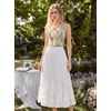 image:imageScarlet Darkness Maxi Skirts for Women Renaissance High Waist Long Skirt  Flowy ALine Boho Ruffle Pockets Elastic Waistband Lined Soft Breathable Ren Faire Cosplay Casual VacationWhite