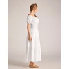 image:imageScarlet Darkness Off Shoulder Puff Sleeve Renaissance Cottage Pirate Dress  offshoulder flowy tiered dress with puff sleeves amp front tie smocked waist side pockets main bodice lined lightweightWhite