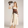 image:imageScarlet Darkness Off Shoulder Puff Sleeve Renaissance Cottage Pirate Dress  offshoulder flowy tiered dress with puff sleeves amp front tie smocked waist side pockets main bodice lined lightweightOyster White
