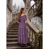 image:imageScarlet Darkness Off Shoulder Puff Sleeve Renaissance Cottage Pirate Dress  offshoulder flowy tiered dress with puff sleeves amp front tie smocked waist side pockets main bodice lined lightweightRose Purple