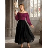 image:imageScarlet Darkness Off The Shoulder Tops for Women Crop Long Sleeve Blouses  Chiffon Slim Fit Ruched Top Puff Sleeve Renaissance Peasant Shirt Blouse Y2K Going Out Outfits Fashion Trendy Clothes 2026Wine