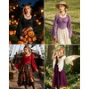 image:imageScarlet Darkness Women Renaissance Corset Bell Sleeve Off Shoulder Tops  Ruched Slim Fit Peasant BlousePirate Ren Faire ShirtBlack