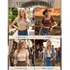 image:imageScarlet Darkness Womens Western Belt Cowgirl HollowOut Faux Leather Belts  Western cowgirl country vintage Hollowout stitching brass buckle Versatile adjustable multiple sizesBlack