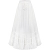 image:imageScarlet Darkness Maxi Skirts for Women Renaissance High Waist Long Skirt  Flowy ALine Boho Ruffle Pockets Elastic Waistband Lined Soft Breathable Ren Faire Cosplay Casual VacationWhite