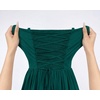 image:imageScarlet Darkness Corset Mini Dress Adjustable Straps Sundress with Pockets  adjustable straps front fixed bownot boned corset waist smocked laceup back side zip side pocket aboveknee mini dressDark Green