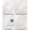 image:imageScarlet Darkness Corset Mini Dress Adjustable Straps Sundress with Pockets  adjustable straps front fixed bownot boned corset waist smocked laceup back side zip side pocket aboveknee mini dressWhite