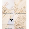image:imageScarlet Darkness Corset Mini Dress Adjustable Straps Sundress with Pockets  adjustable straps front fixed bownot boned corset waist smocked laceup back side zip side pocket aboveknee mini dressOyster White