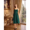 image:imageScarlet Darkness Elegant Corset Dress Women Party Flowy Slit Midi Sundress  Sweetheart neckline adjustable strap slit hem sideseam pockets ideal for cocktail party date homecoming dailyDark Green