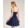 image:imageScarlet Darkness Lace Corset Mini Dress with Pocket Women Teens Grad Outfit  Lace Trim Mini Sundress with Adjustable Straps Ruched Sweetheart Bust Lace Panel Corset Waist Lightweight FabricNavy