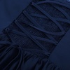 image:imageScarlet Darkness Lace Corset Mini Dress with Pocket Women Teens Grad Outfit  Lace Trim Mini Sundress with Adjustable Straps Ruched Sweetheart Bust Lace Panel Corset Waist Lightweight FabricNavy
