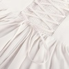 image:imageScarlet Darkness Lace Corset Mini Dress with Pocket Women Teens Grad Outfit  Lace Trim Mini Sundress with Adjustable Straps Ruched Sweetheart Bust Lace Panel Corset Waist Lightweight FabricIvory White
