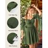 image:imageScarlet Darkness Renaissance Dress Women Off Shoulder Pirate Fairy Costume  For Halloween Ren Faire Medieval Theme Party Pockets Long Sleeves Corset Waist Chiffon Suitable for Adult LadiesGreen