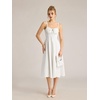 image:imageScarlet Darkness Women 2026 Corset Dress Milkmaid Slit Midi Sundress  Fishboned Corset Smocked Lace Up Back for Wedding Guest Casual Tea Party VacationWhite