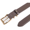 image:imageScarlet Darkness Women Leather Belt with Gold Buckle Vintage Waist Belts  Genuine Leather Fashion Elegant Style Versatile for Jeans DressesSepia
