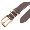 image:imageScarlet Darkness Women Leather Belt with Gold Buckle Vintage Waist Belts  Genuine Leather Fashion Elegant Style Versatile for Jeans DressesSepia
